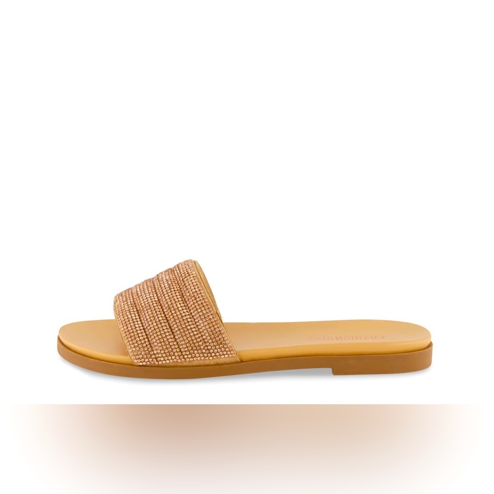 Cushionaire Rose Gold Millie Sandals Size 8